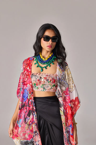 Saaksha & Kinni Malaika Bustier indian designer wear online shopping melange singapore
