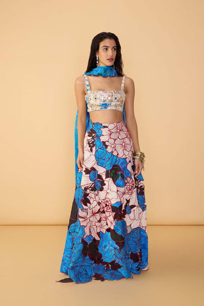 Saaksha & Kinni Malaika Bustier indian designer wear online shopping melange singapore 