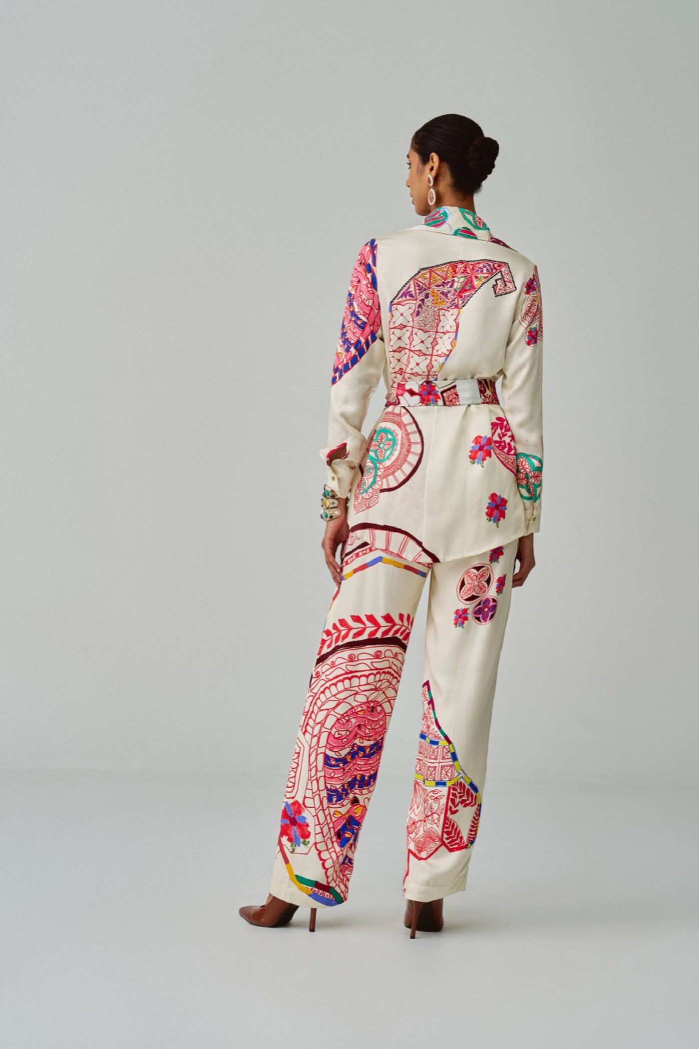 Saaksha & Kinni Malaika Trousers indian designer wear online shopping melange singapore
