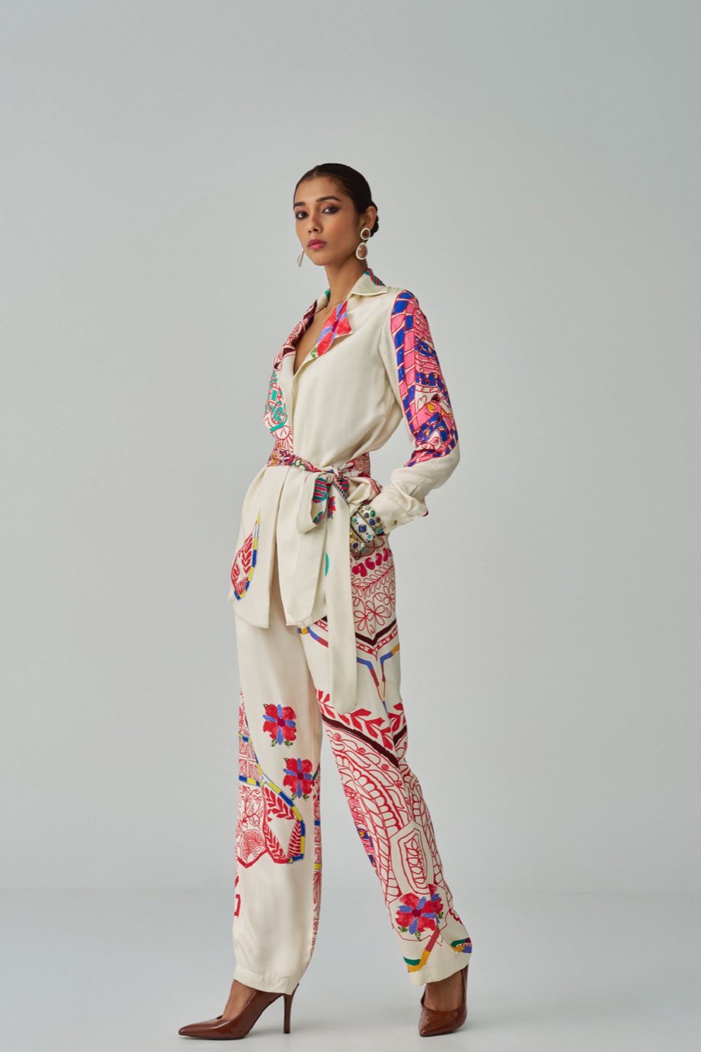 Saaksha & Kinni Malaika Trousers indian designer wear online shopping melange singapore