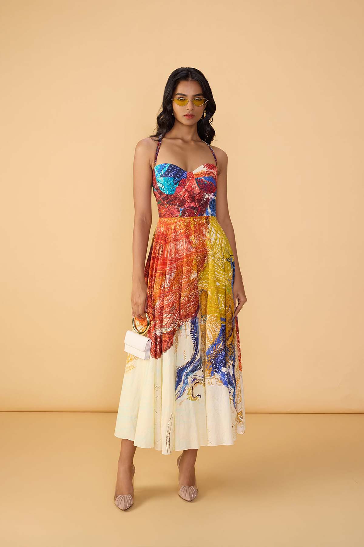 Saaksha & Kinni Marilyn Dress indian designer wear online shopping melange singapore 