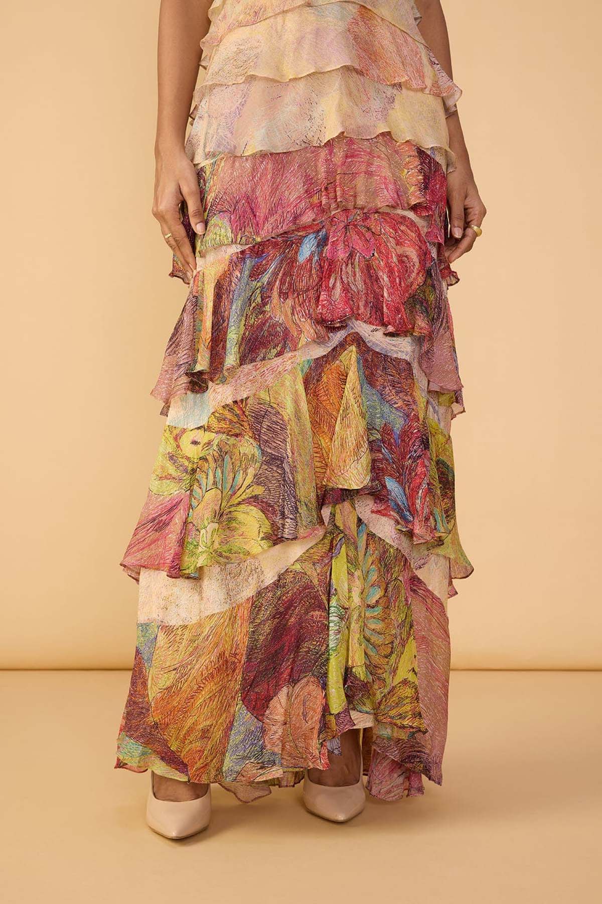 Saaksha & Kinni Martina Dress indian designer wear online shopping melange singapore 
