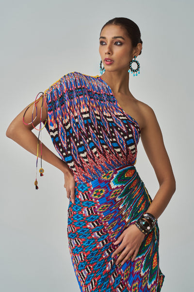 Saaksha & Kinni Mira Dress indian designer wear online shopping melange singapore