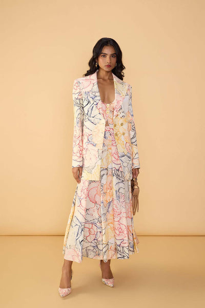 Saaksha & Kinni Miranda Blazer indian designer wear online shopping melange singapore 