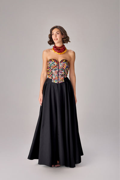 Saaksha & Kinni Multi Agnes Corset indian designer wear online shopping melange singapore