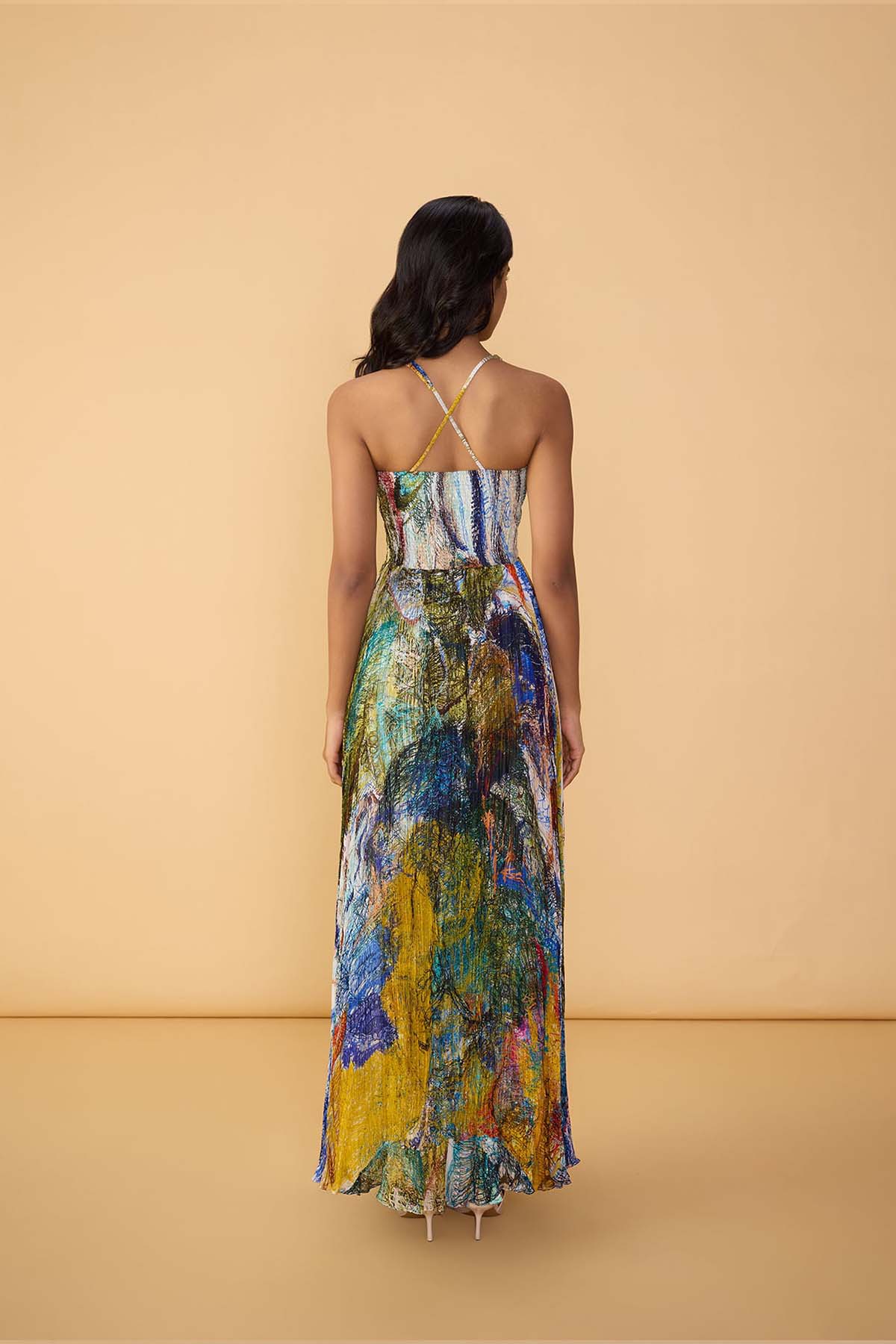 Saaksha & Kinni Multi Kiara Dress indian designer wear online shopping melange singapore 