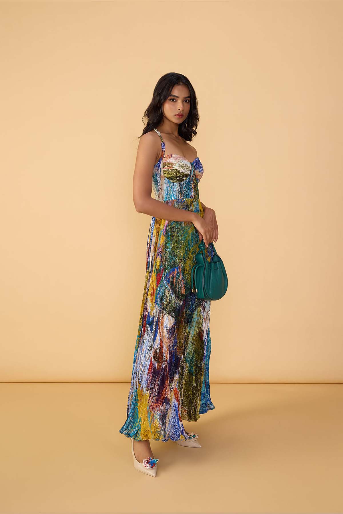 Saaksha & Kinni Multi Kiara Dress indian designer wear online shopping melange singapore 