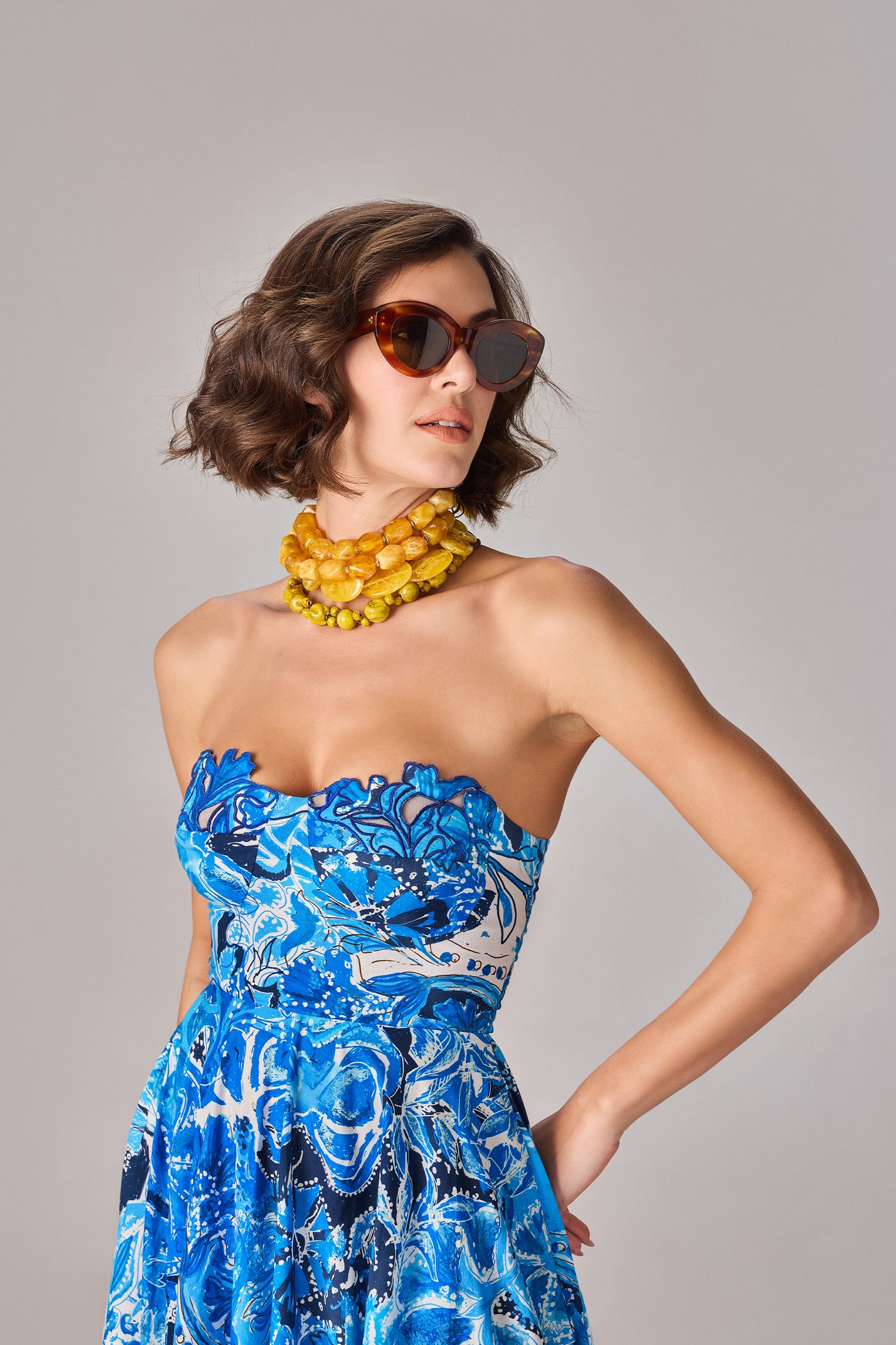 Saaksha & Kinni Myra Dress indian designer wear online shopping melange singapore
