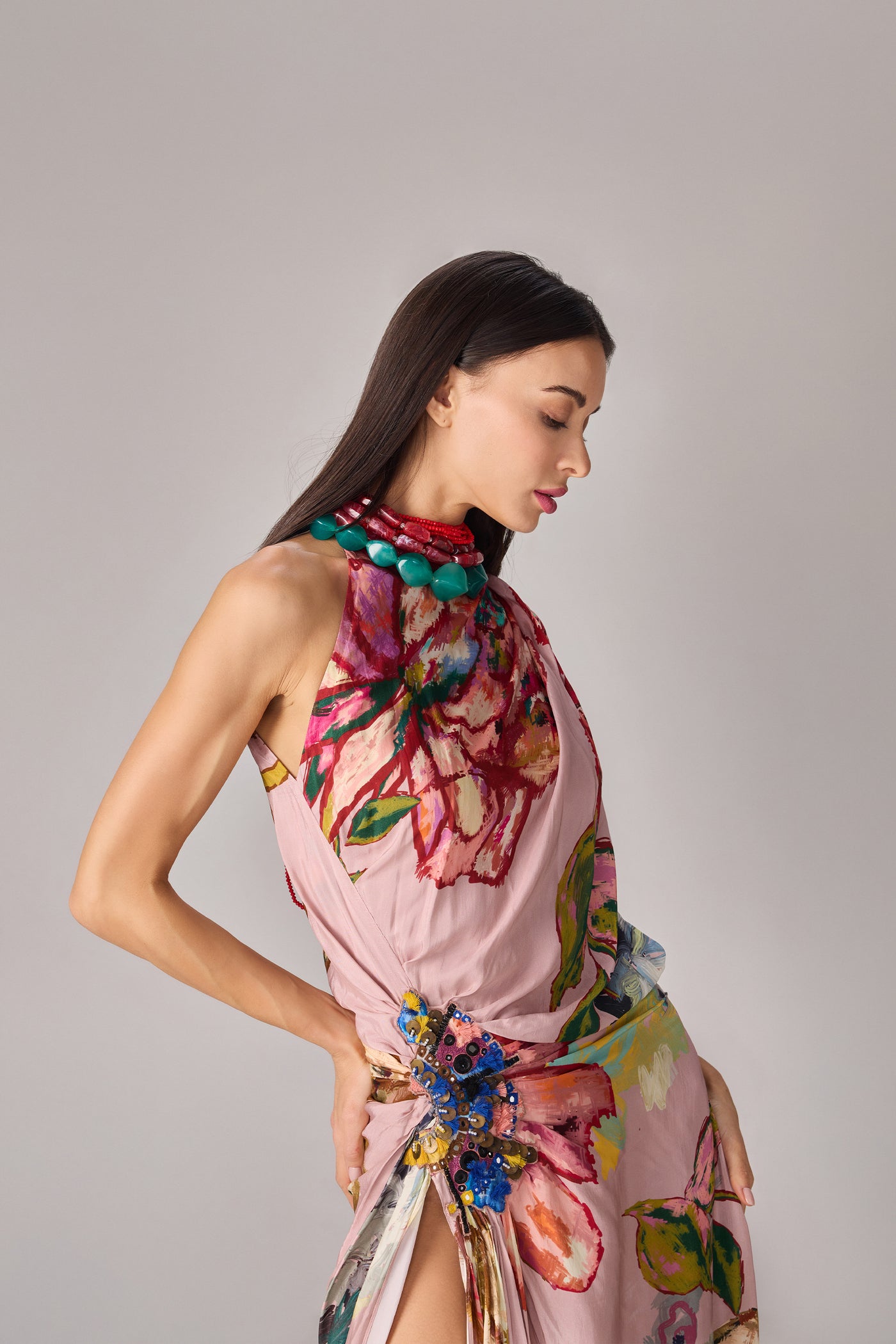 Saaksha & Kinni Nargis Dress indian designer wear online shopping melange singapore
