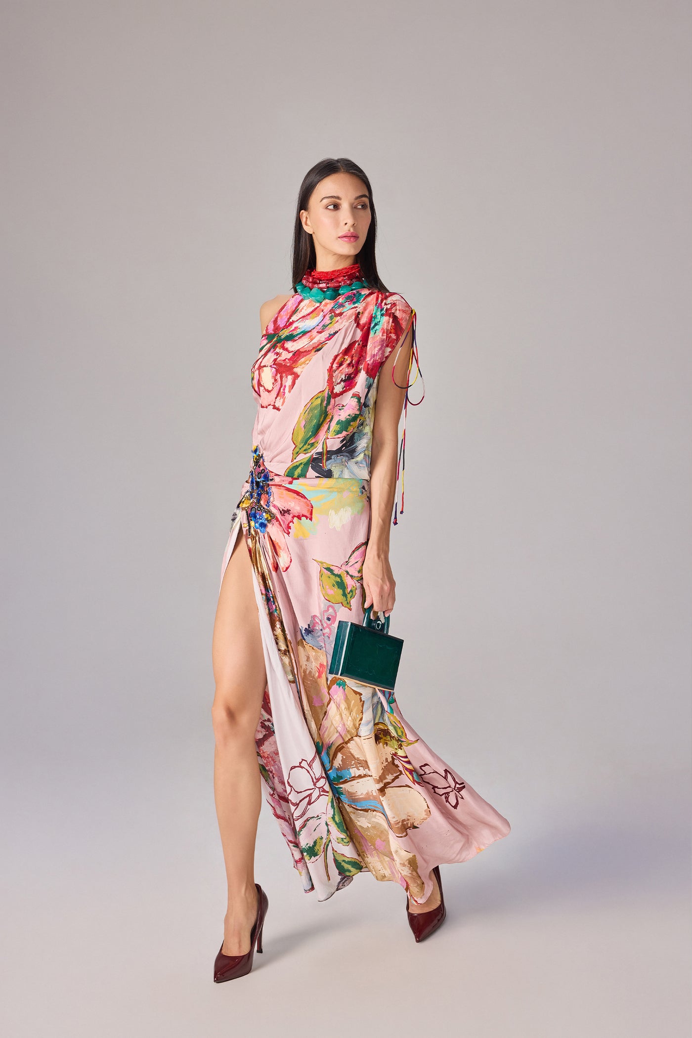 Saaksha & Kinni Nargis Dress indian designer wear online shopping melange singapore
