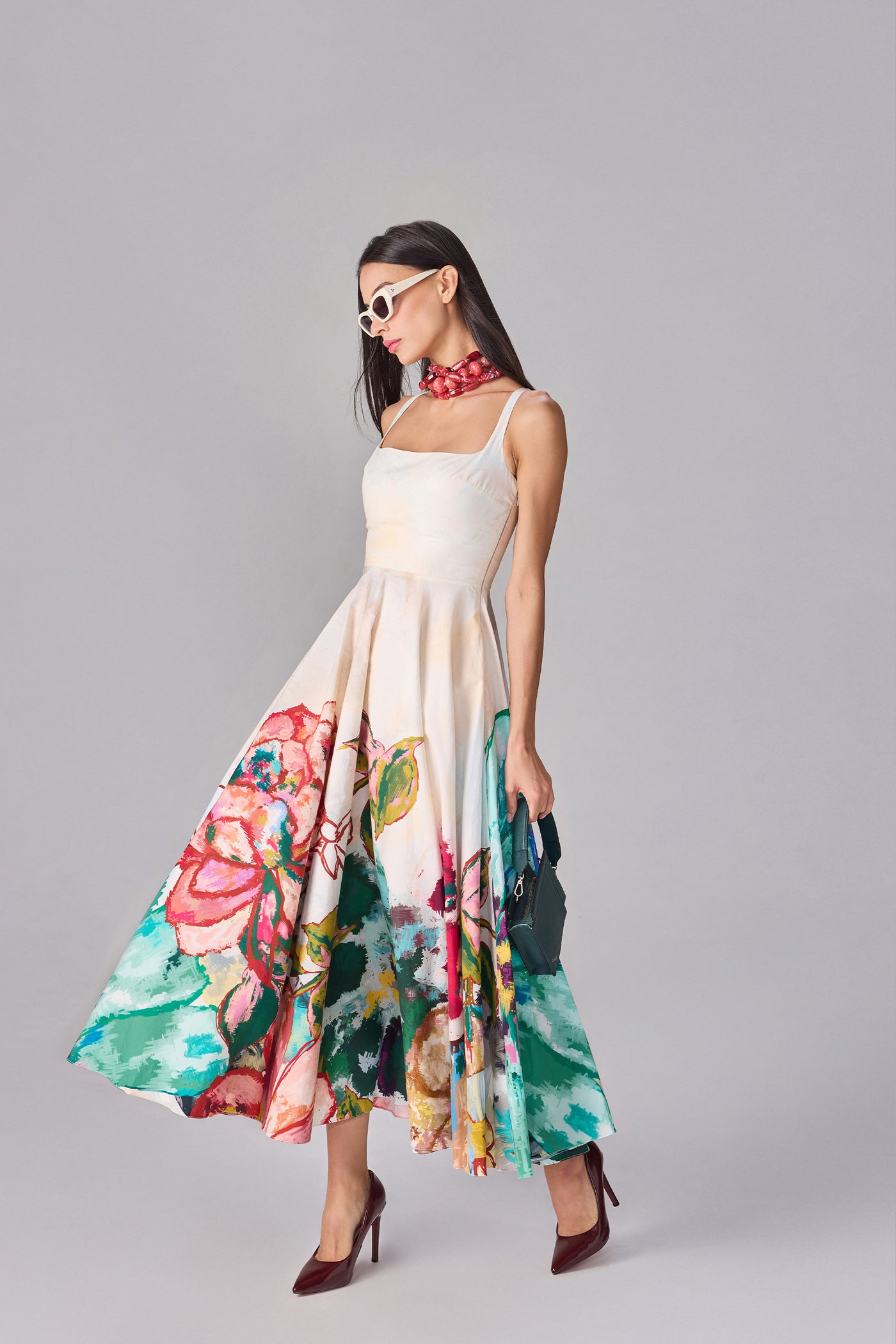 Saaksha & Kinni Neva Dress indian designer wear online shopping melange singapore
