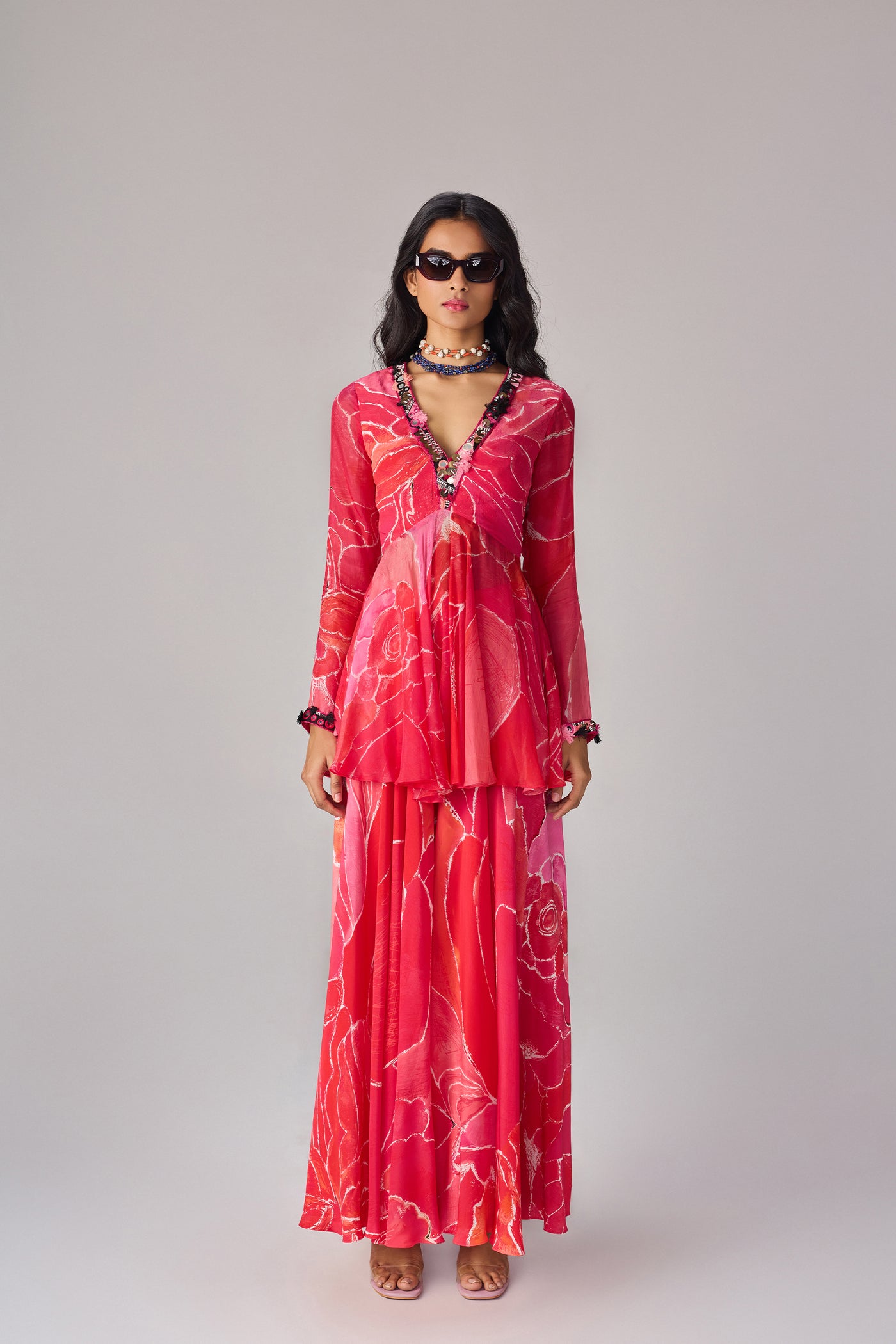 Saaksha & Kinni Noor Blouse indian designer wear online shopping melange singapore