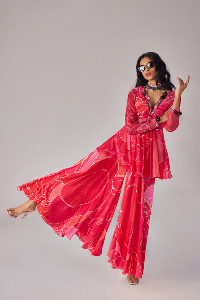 Saaksha & Kinni Noor Palazzo indian designer wear online shopping melange singapore
