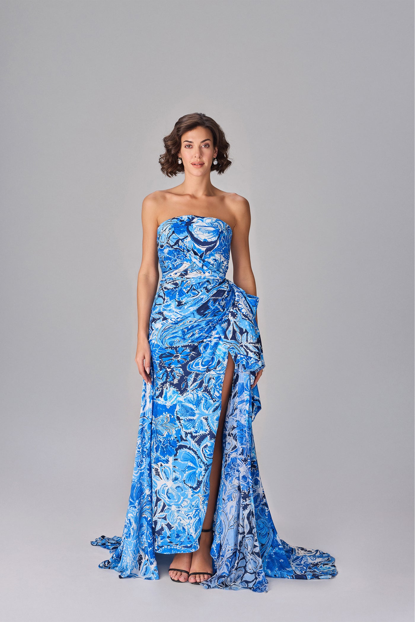 Saaksha & Kinni Ocean Dress indian designer wear online shopping melange singapore