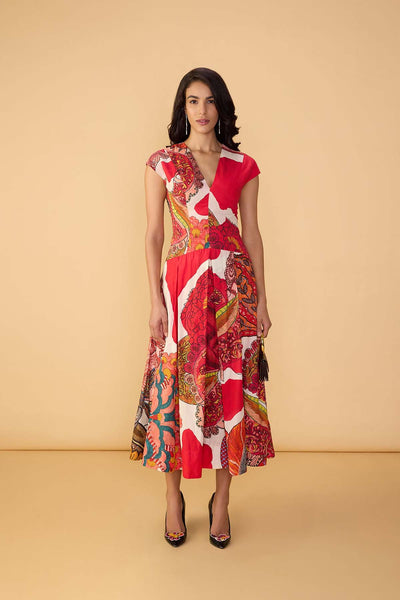 Saaksha & Kinni Ramie Dress indian designer wear online shopping melange singapore 