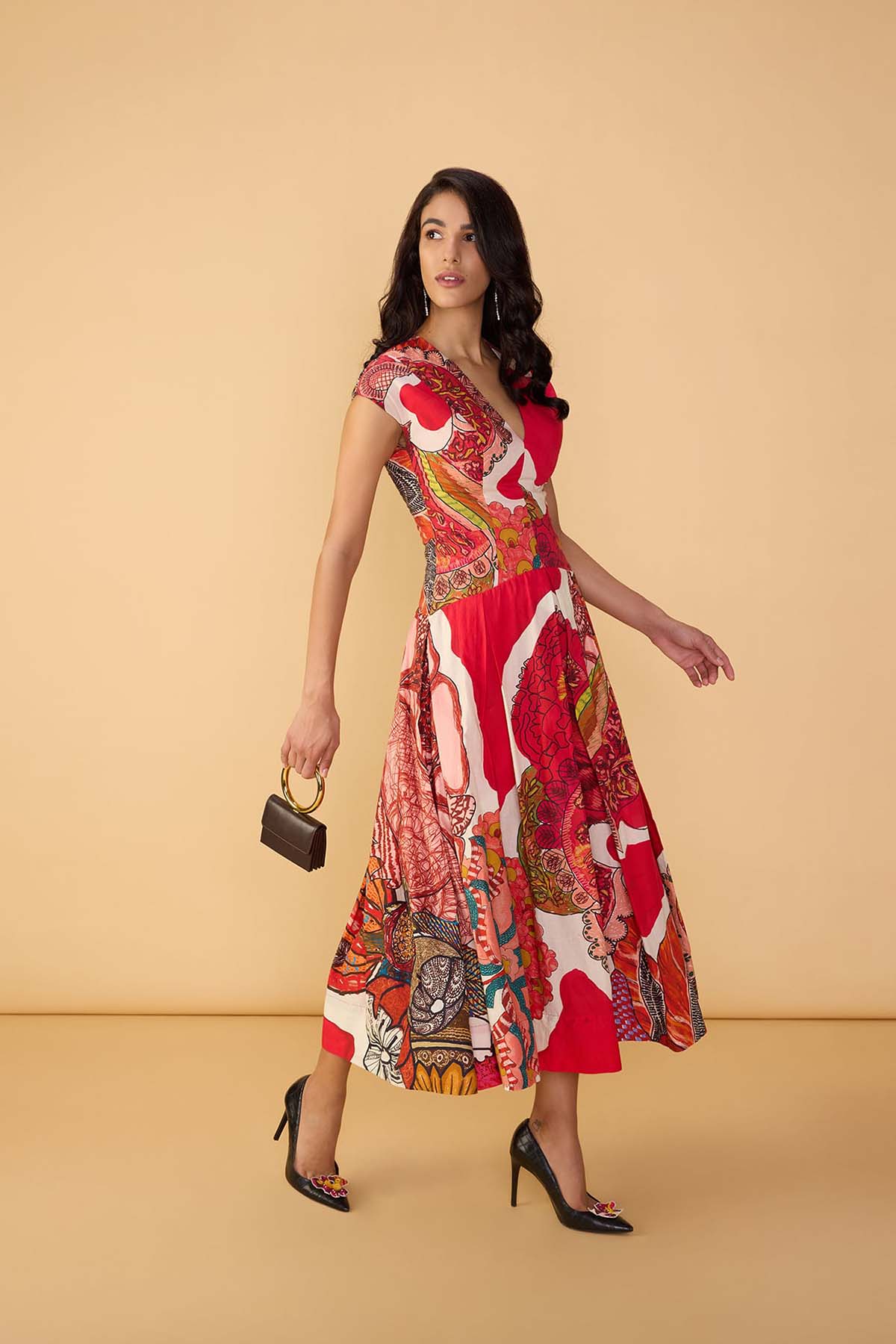Saaksha & Kinni Ramie Dress indian designer wear online shopping melange singapore 