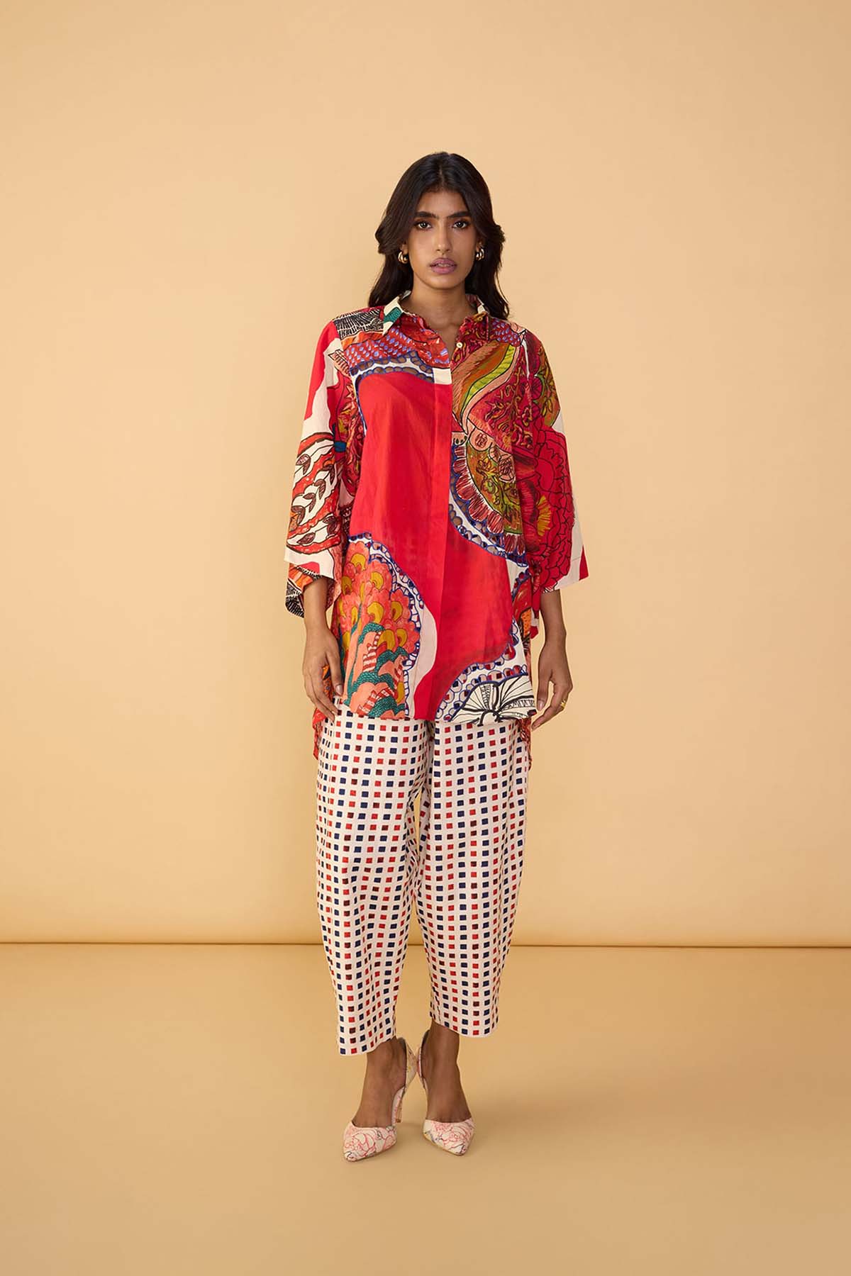 Saaksha & Kinni Rasha Tunic indian designer wear online shopping melange singapore 