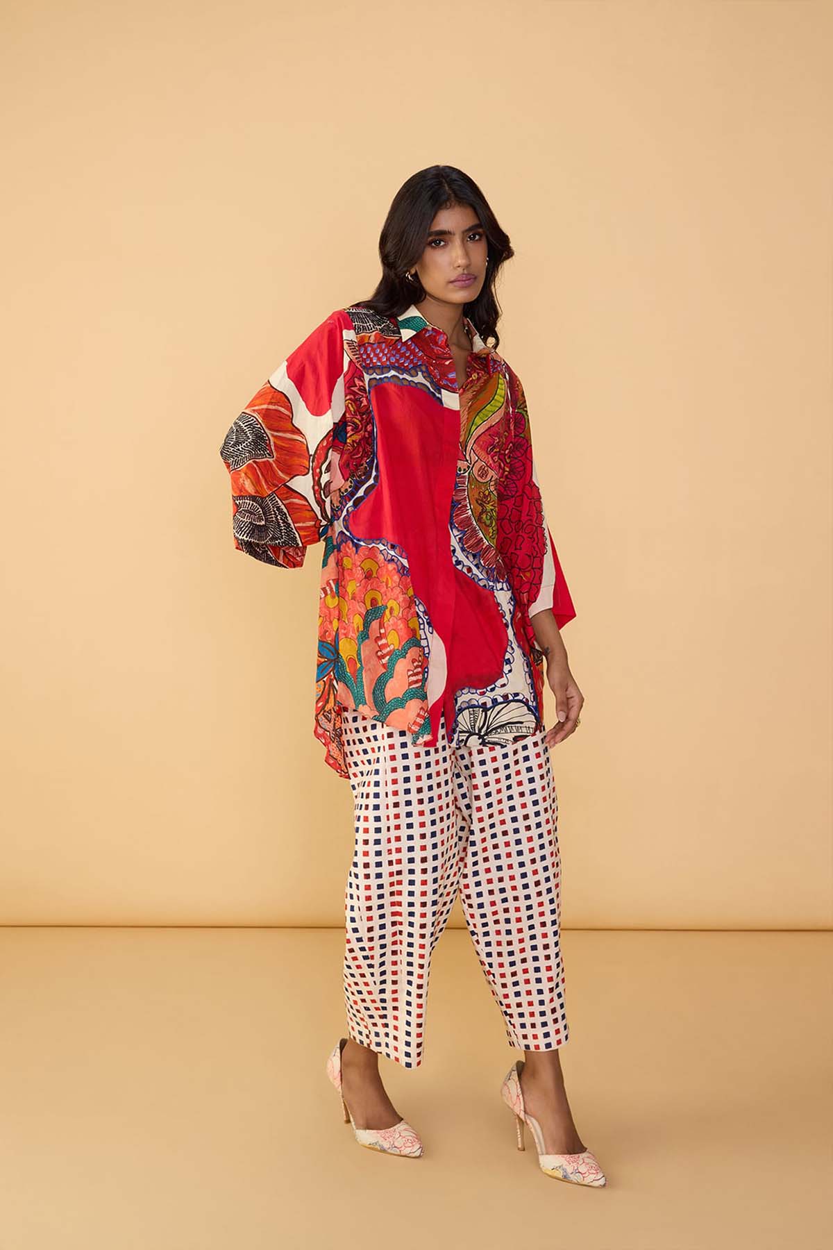 Saaksha & Kinni Rasha Tunic indian designer wear online shopping melange singapore 