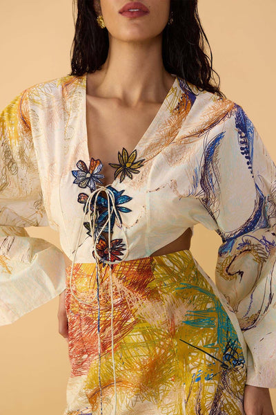 Saaksha & Kinni Renee Dress indian designer wear online shopping melange singapore 