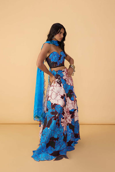 Saaksha & Kinni Sachi Lehenga Skirt indian designer wear online shopping melange singapore 
