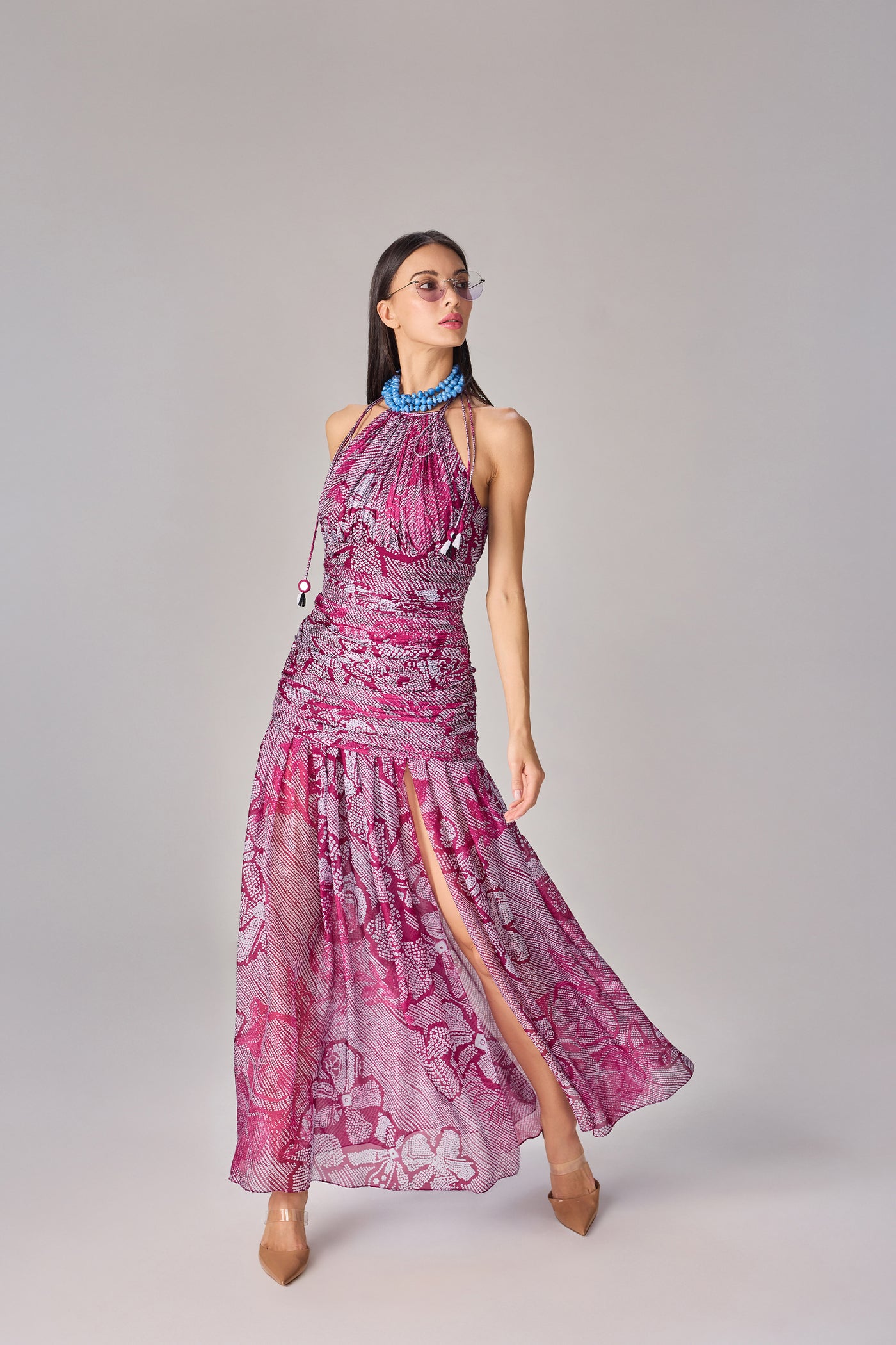 Saaksha & Kinni Sapphire Dress indian designer wear online shopping melange singapore