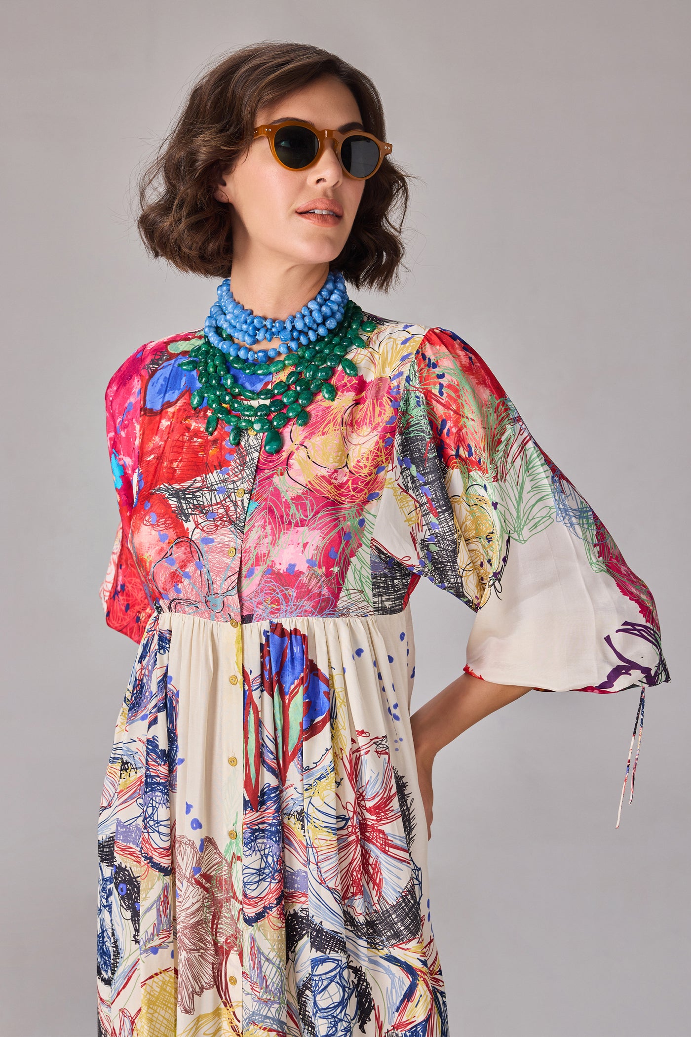 Saaksha & Kinni Sara Dress indian designer wear online shopping melange singapore