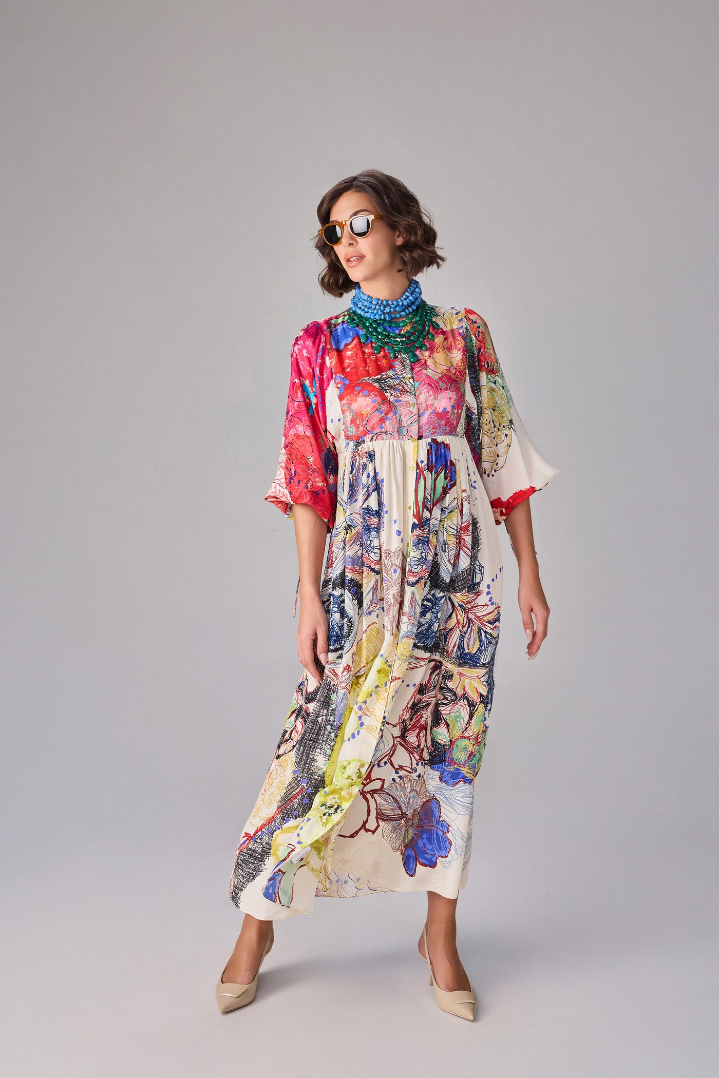 Saaksha & Kinni Sara Dress indian designer wear online shopping melange singapore