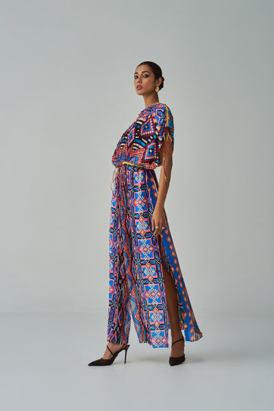 Saaksha & Kinni Sasha Kaftan indian designer wear online shopping melange singapore
