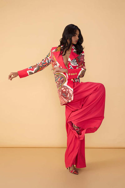 Saaksha & Kinni Saylor Palazoo indian designer wear online shopping melange singapore 