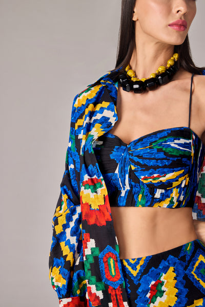 Saaksha & Kinni Sia Bustier indian designer wear online shopping melange singapore
