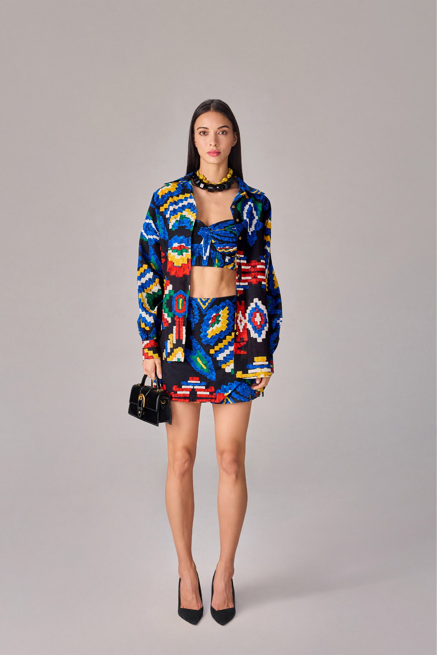 Saaksha & Kinni Sia Bustier indian designer wear online shopping melange singapore
