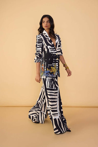 Saaksha & Kinni Skylar Blazer indian designer wear online shopping melange singapore 