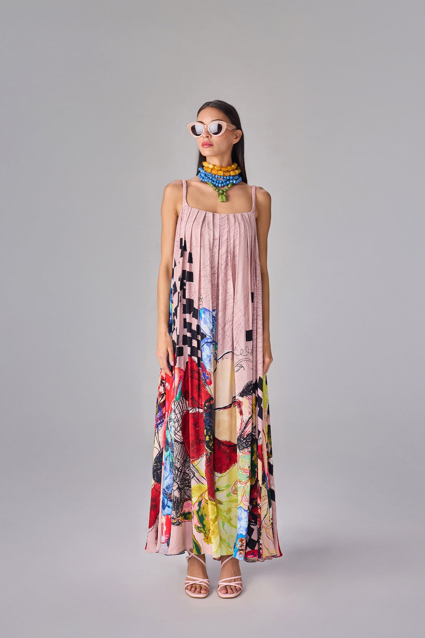 Saaksha & Kinni Swing Dress indian designer wear online shopping melange singapore