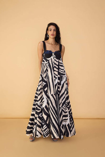 Saaksha & Kinni Vivi Dress indian designer wear online shopping melange singapore 
