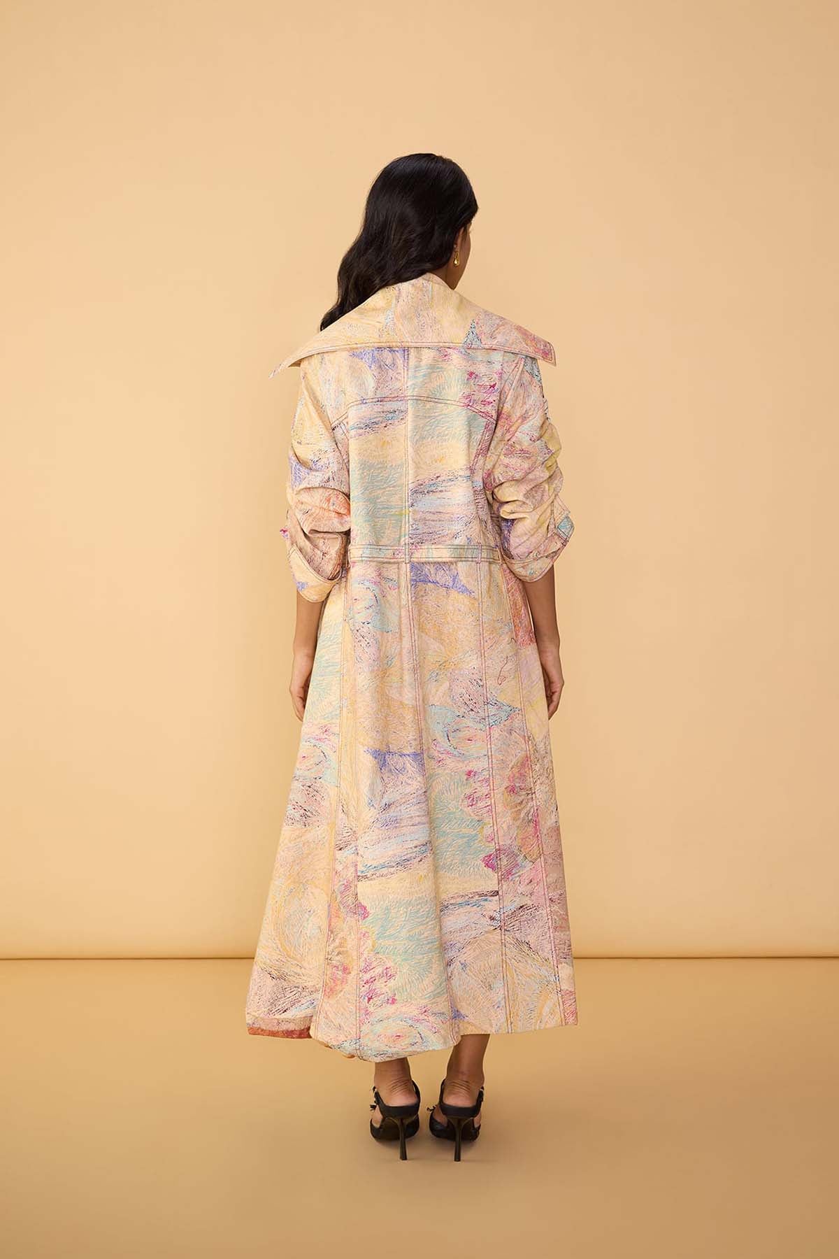Saaksha & Kinni Willow Trench indian designer wear online shopping melange singapore