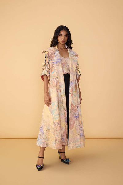 Saaksha & Kinni Willow Trench indian designer wear online shopping melange singapore