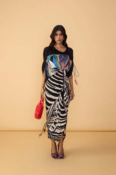 Saaksha & Kinni Zia Dress indian designer wear online shopping melange singapore 