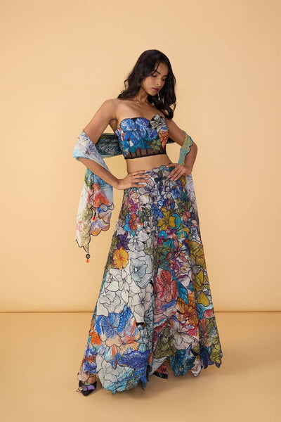 Saaksha & Kinni Zoya Lehenga Skirt indian designer wear online shopping melange singapore 