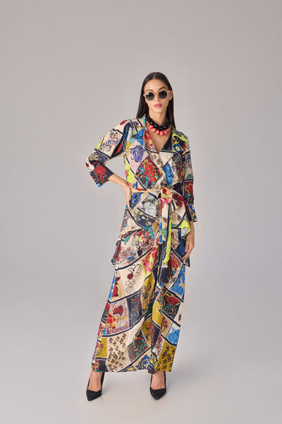 Saaksha & Kinni Zuri Skirt Multi indian designer wear online shopping melange singapore