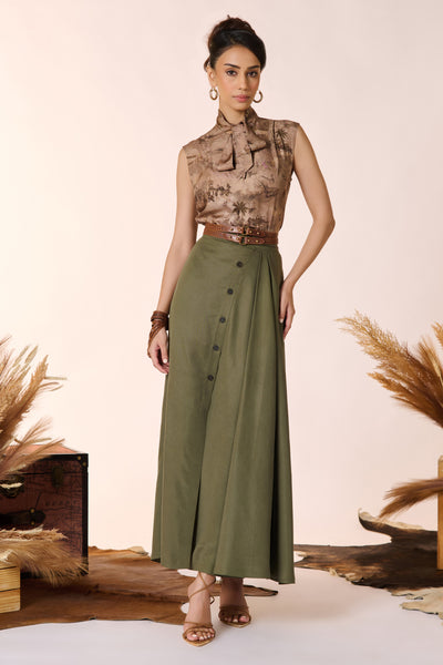 Shantanu & Nikhil Knot Collar Top indian designer wear online shopping melange singapore