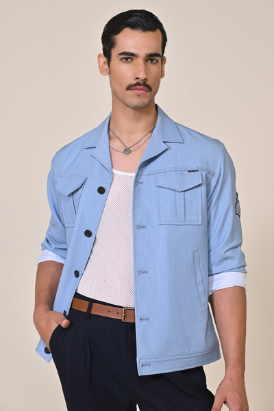 Shantanu & Nikhil Menswear Denim Layering indian designer wear online shopping melange singapore
