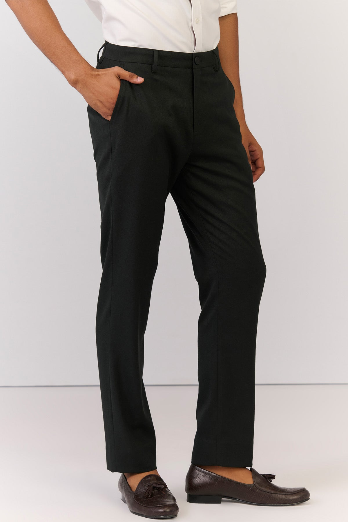 Shantanu & Nikhil Menswear Military Trousers with S&N Tape Detailing indian designer wear online shopping melange singapore 