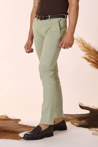 Shantanu & Nikhil Menswear Pistachio Straight Leg Trousers indian designer wear online shopping melange singapore