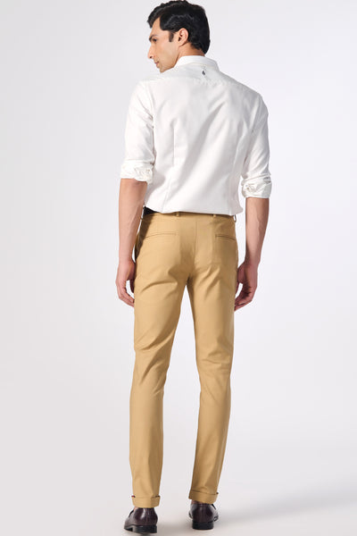 Shantanu & Nikhil Menswear SNCC Beige Trousers indian designer wear online shopping melange singapore