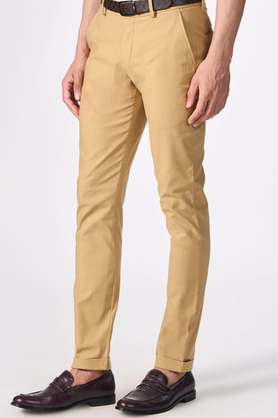 Shantanu & Nikhil Menswear SNCC Beige Trousers indian designer wear online shopping melange singapore