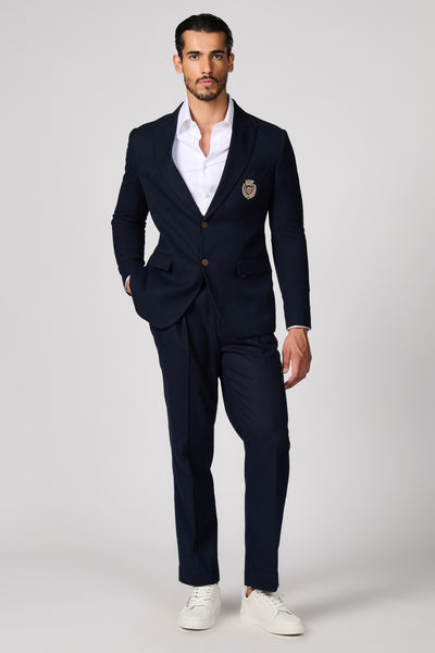 Shantanu & Nikhil Menswear SNCC Crested Gentlemen's Jacket indian designer wear online shopping melange singapore
