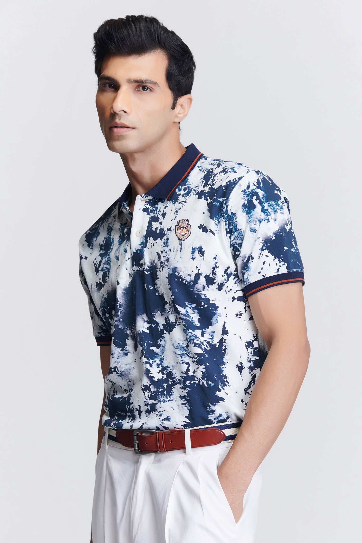 Shantanu & Nikhil Menswear SNCC Demin T-Shirt indian designer wear online shopping melange singapore