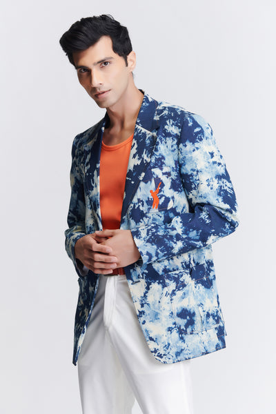 Shantanu & Nikhil Menswear SNCC Gentlemen's Demin Jacket indian designer wear online shopping melange singapore