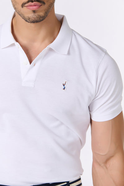 Shantanu & Nikhil Menswear SNCC Giza Cotton Off White Polo T-shirt indian designer wear online shopping melange singapore