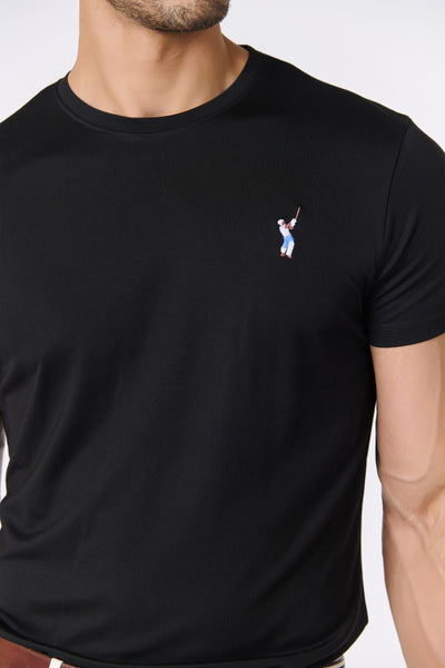 SNCC Navy Batsman Logo T-Shirt